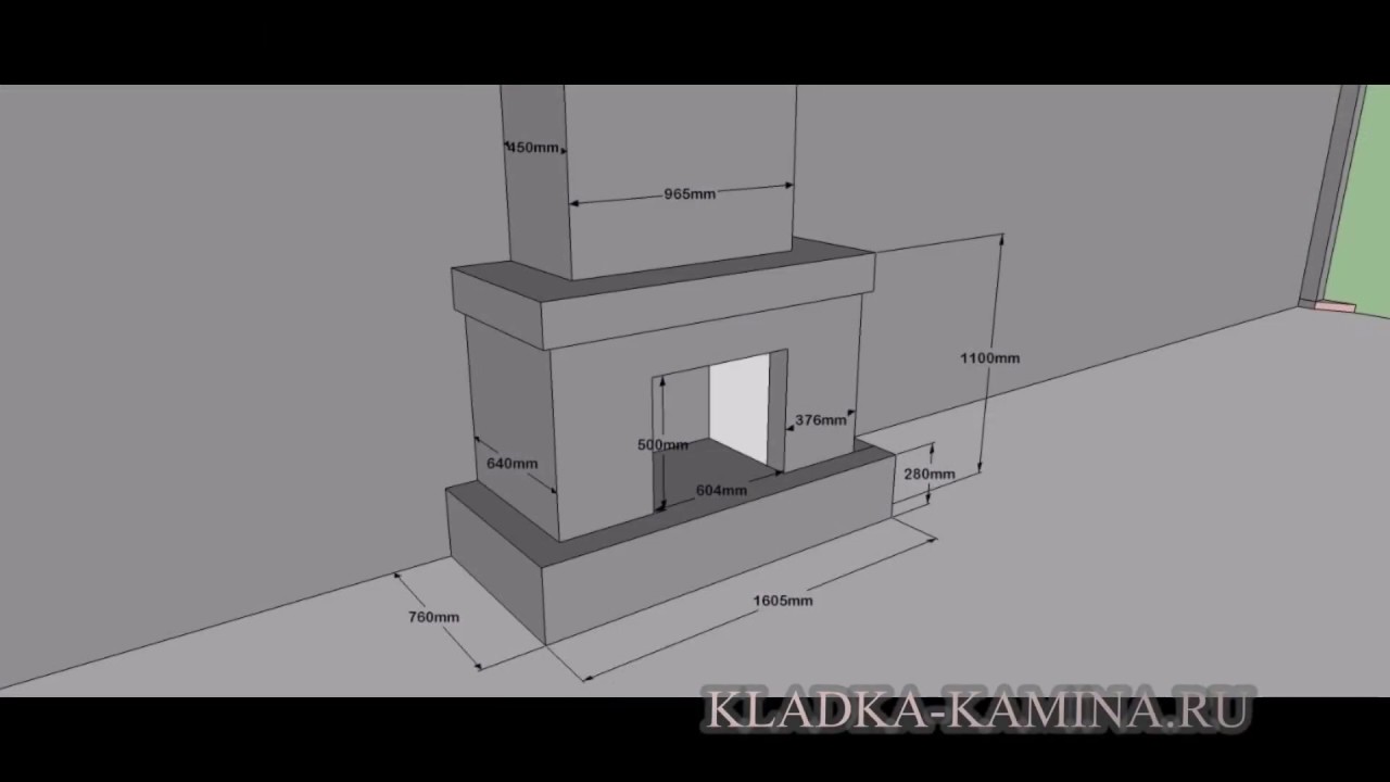 Кладка камина - YouTube