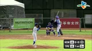 20130726 IBAF第二屆世界盃少棒錦標賽 韓國 VS 中華台北 2上 中華小將好穩的守備,彈跳掌握漂亮