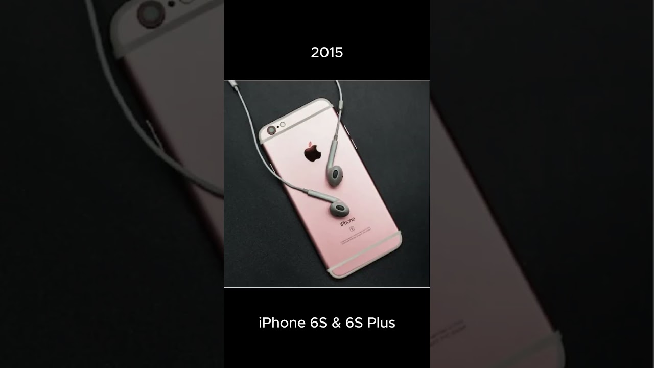 iPhone evolution 2007-2023