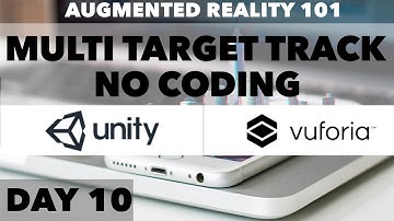 Day 10: Working with Multitarget (Cuboid Target) AR with unity and vuforia