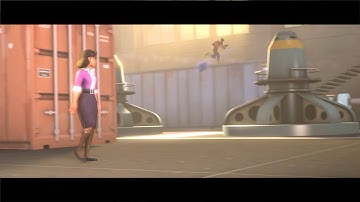 [SFM]  Miss Pauling Walkcycle Practice (Constructive Critique Welcome)