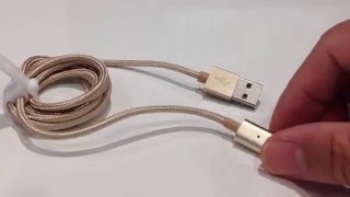 マグネット microUSB 充電＆データ転送ケーブル