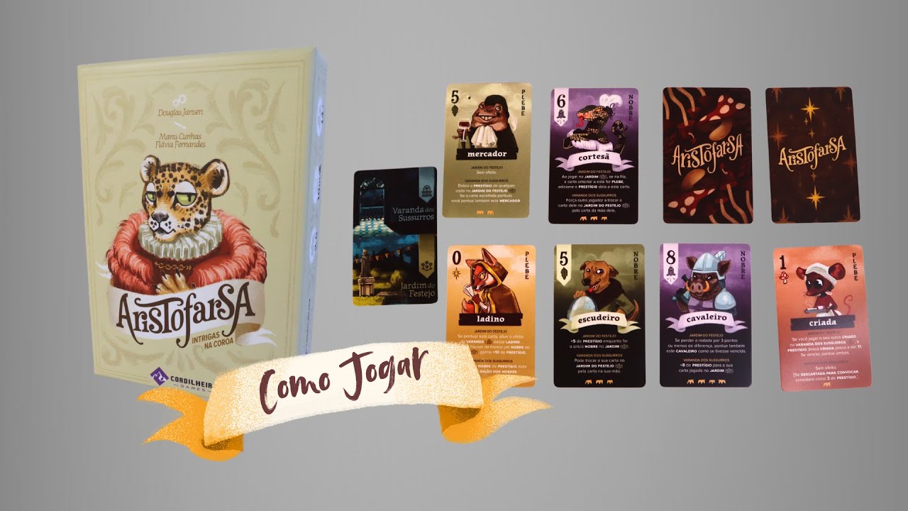Como jogar Aristofarsa 2ª ed - Vídeo de Regras