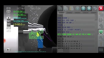g73 cycle programming CNC simulator pe