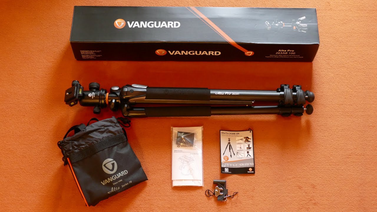Vanguard Alta Pro 263AB 100 aluminium statief met balhoofd Vanguard Alta Pro 263AB 100 aluminium statief met balhoofd