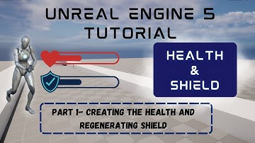 Unreal Engine 5 Health Bar and Regenerating Shield Tutorial Part 1