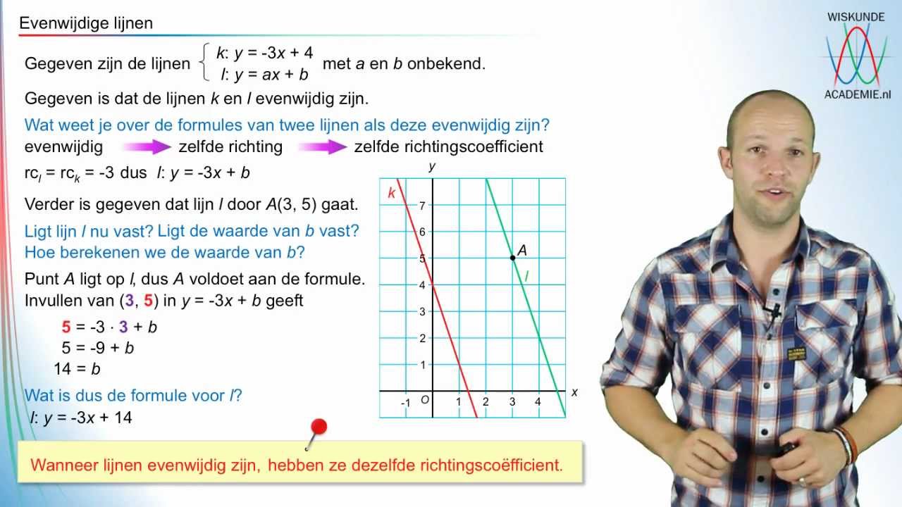 Lineaire Formules - Wiskunde Academie