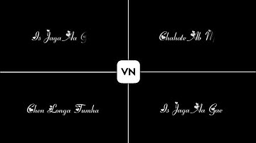 How To Make Lyrics Video In VN App | VN Se Black Screen Lyrics Video Kaise Banaye | VN Video Editor