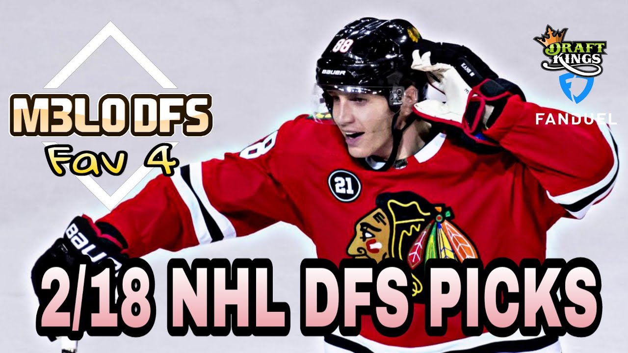 NHL DFS DraftKings Picks + FanDuel Picks Tonight 2/18/2018 YouTube