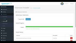 Product stock quantity at order detail   Admin Panel screenshot 2