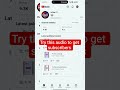 try this audio 🎧#viral #shorts
