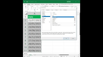 Custom Date Format in Excel #short