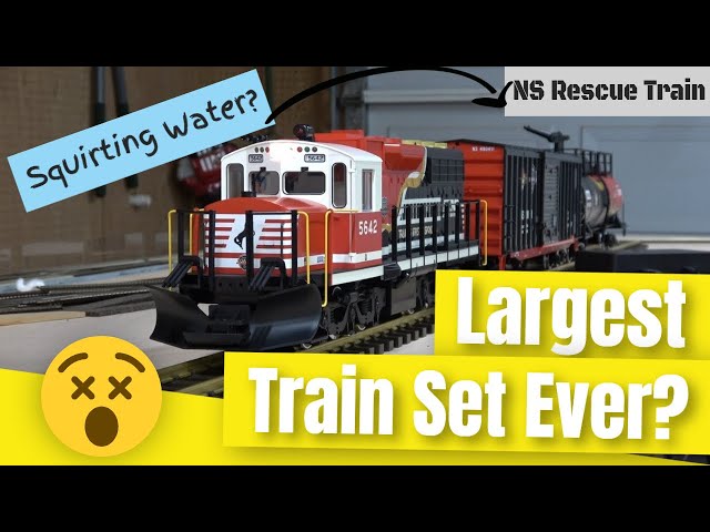 Unboxing & Review: LGB G Scale NS Rescue Train Set with Box Car