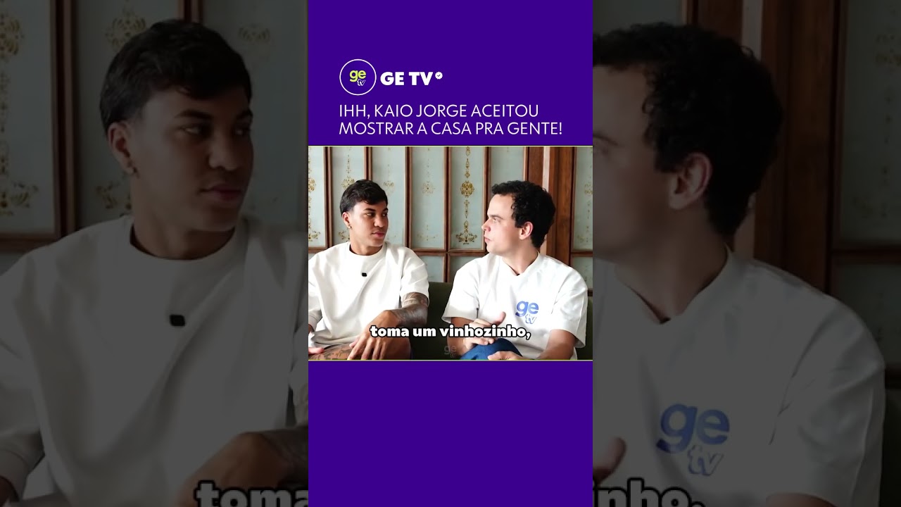 KAIO JORGE MOSTROU A CASA PRA GE TV | TROPA GE TV #shorts