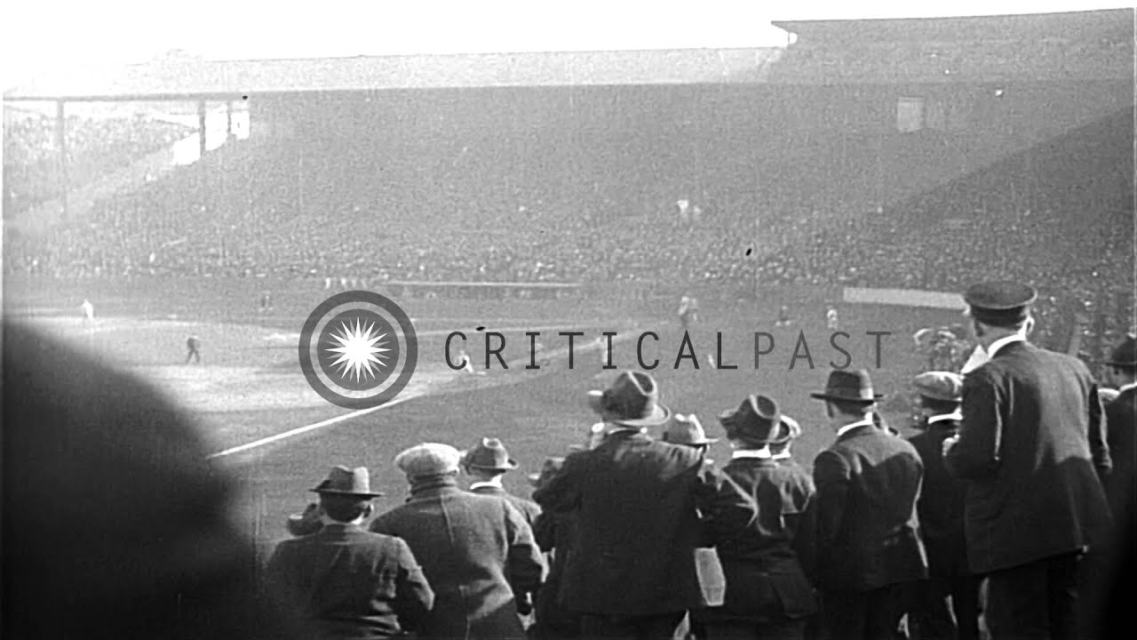 Game 1 of the 1916 Baseball World Series Boston Red Sox versus