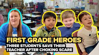 “They 100% saved my life”: 3 first graders rescue choking teacher in Virginia classroom