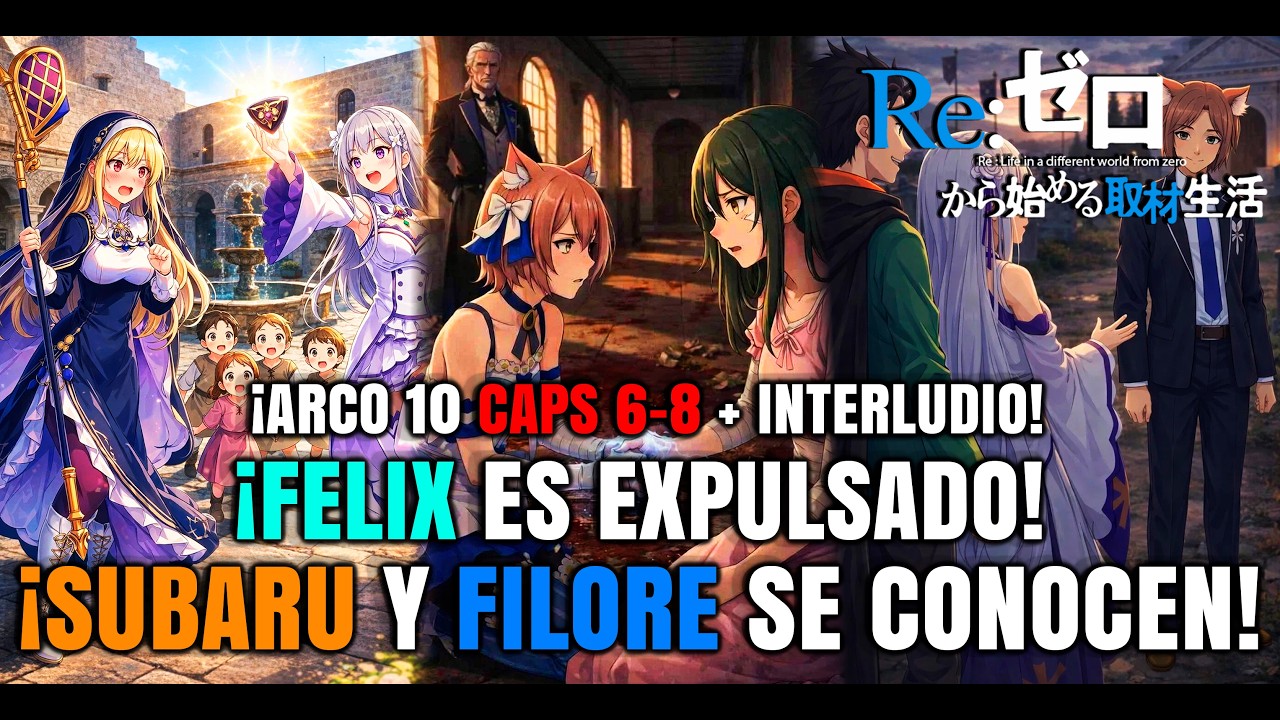 ¡Felix Es Expulsado del Campamento de Crush! || REZERO Arco 10 Resumen Caps 6-8 + Interludio