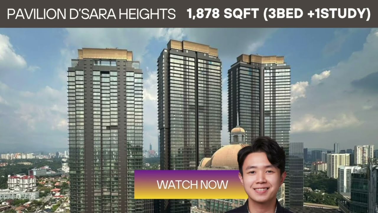 1,878 SQFT , Regent Suites @ Pavilion Damansara Heights , 3 Bedrooms 1 Study Room 