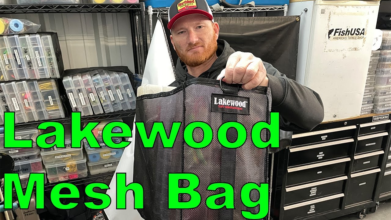 The LAKEWOOD Mesh MONEY BAG Will Keep Your Fishing Tackle ORGANIZED