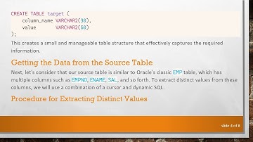 Finding Distinct Values in Each Column of a Large SQL Table