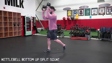 Kettlebell Bottom Up Split Squat