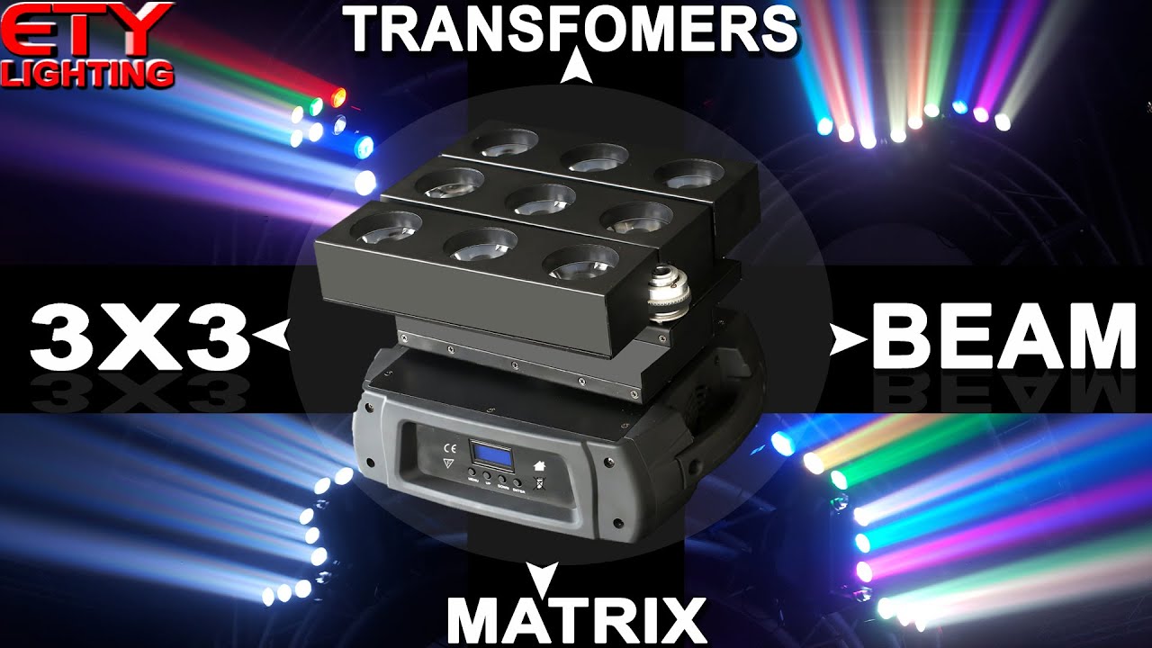 NEW INNOVATION-3X3 S-TRANSFOMERS MATRIX BEAM LIGHT(ETY-143)