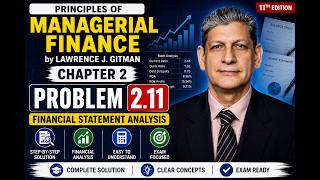Gitman Ch 2 Problem 2.11 Solved | Financial Statement Analysis | Managerial Finance 11th Ed