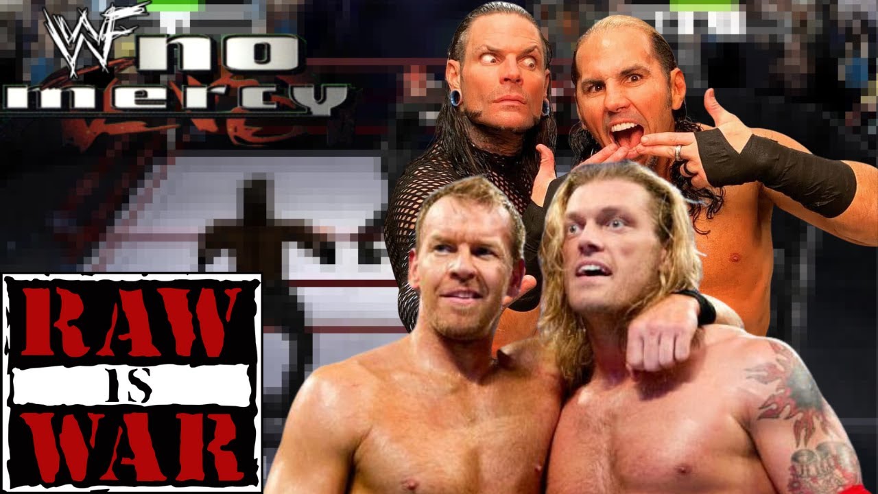 WWF No Mercy:🔥 Hardy Boyz vs Edge & Christian LADDER WAR! | WWF No Mercy