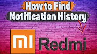 How to Find Notification History on Redmi? screenshot 5