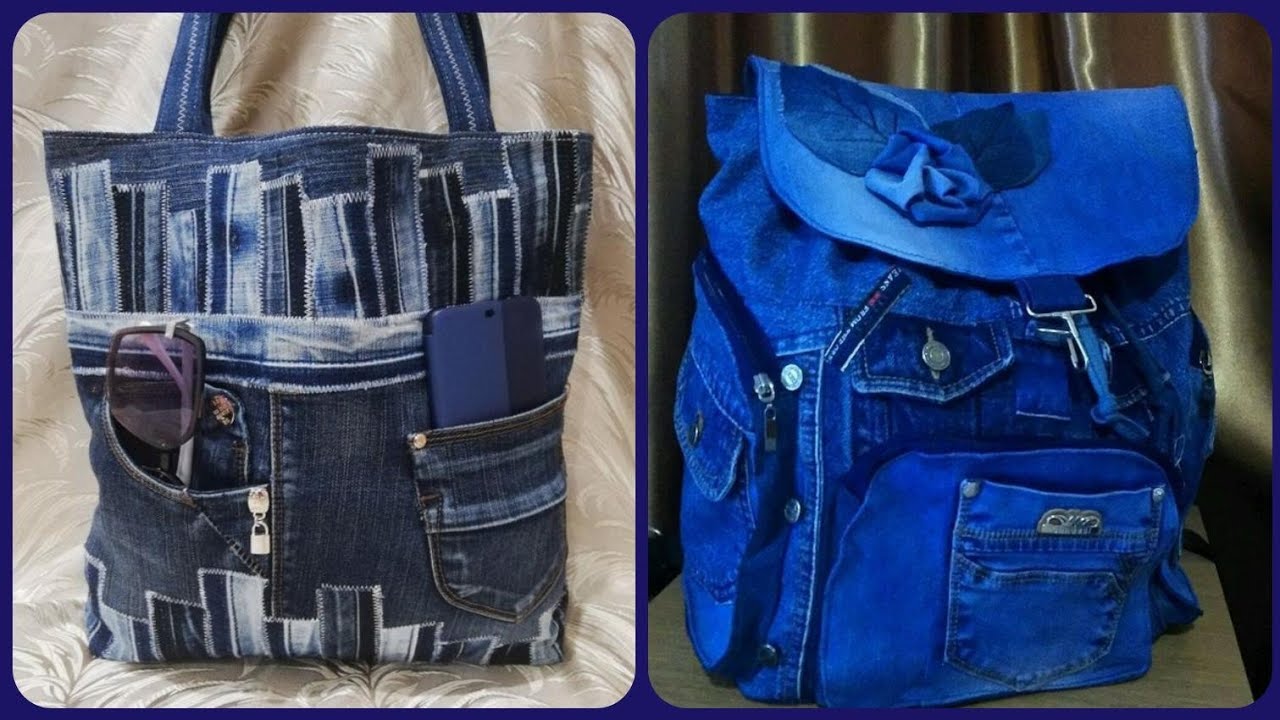 most beautiful and adorable denim zip handbags collection YouTube