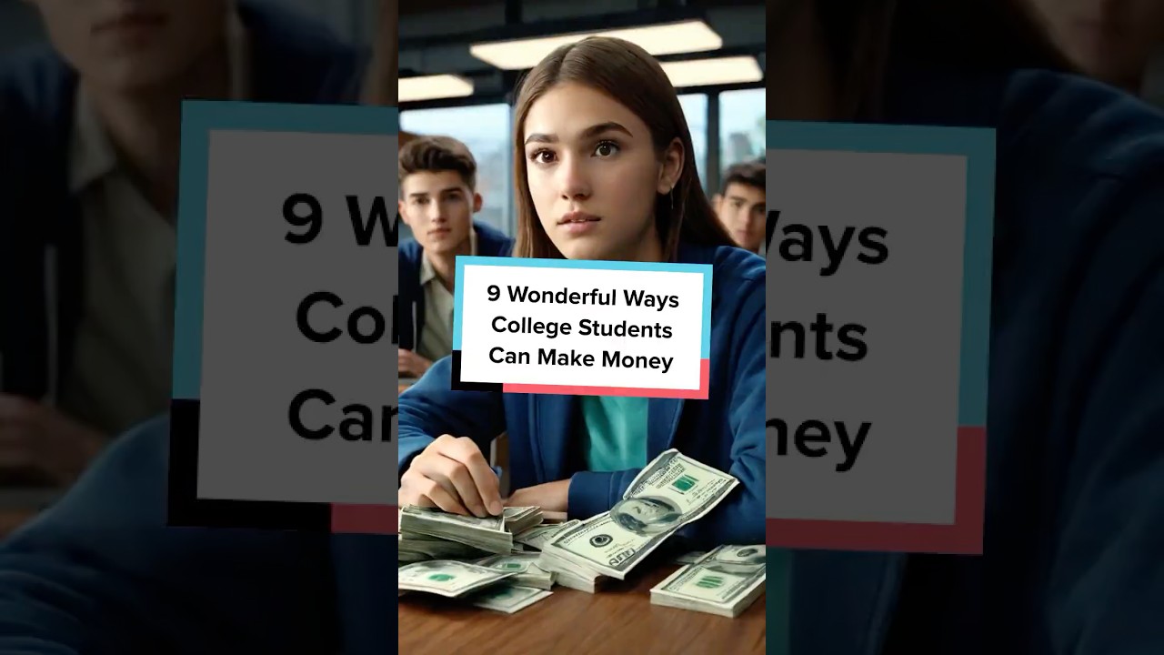 9 Wonderful Ways College Students Can Make Money