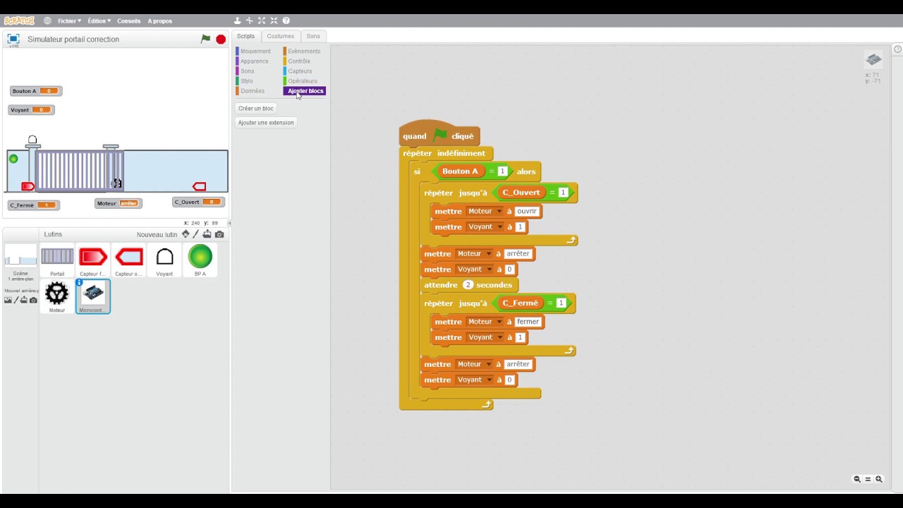 Création d'un sous programme sous Scratch - YouTube