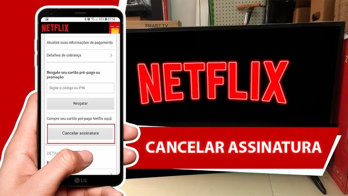 Como cancelar assinatura da Netflix no celular ou computador