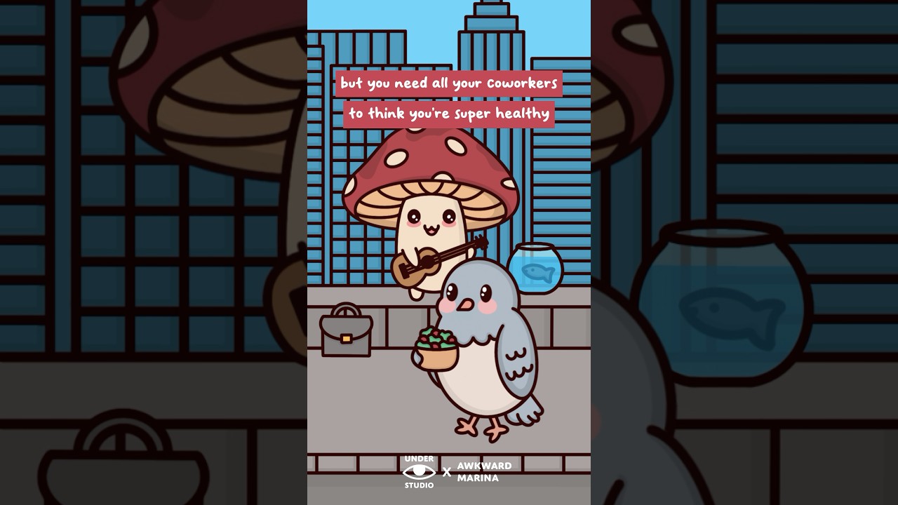 The Salad Anthem 🥗 Mushie Music Video Animation | Original Video: Under Studio x Awkward Marina