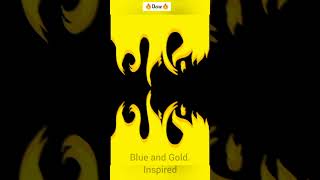 How to create 🔥Flame🔥 wallpaper tutorial|Blue and Gold. Inspired|Subscribe|#shorts #wallpaper #fire
