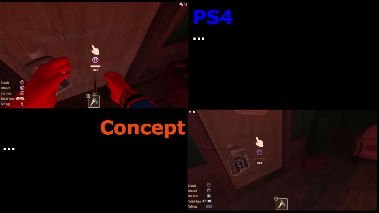 Roblox Doors PS4 Real Gameplay Comparison With Concept Gameplay YouTube