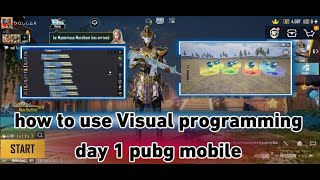 How to Use Visual Programming Day 1 in PUBG Mobile WOW Map | Beginner Complete Guide