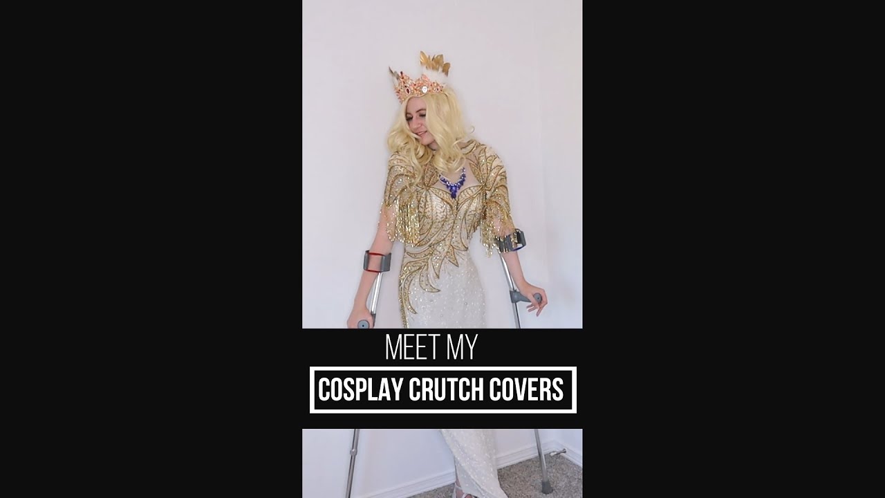 Meet My Cosplay Crutch Covers! #shorts