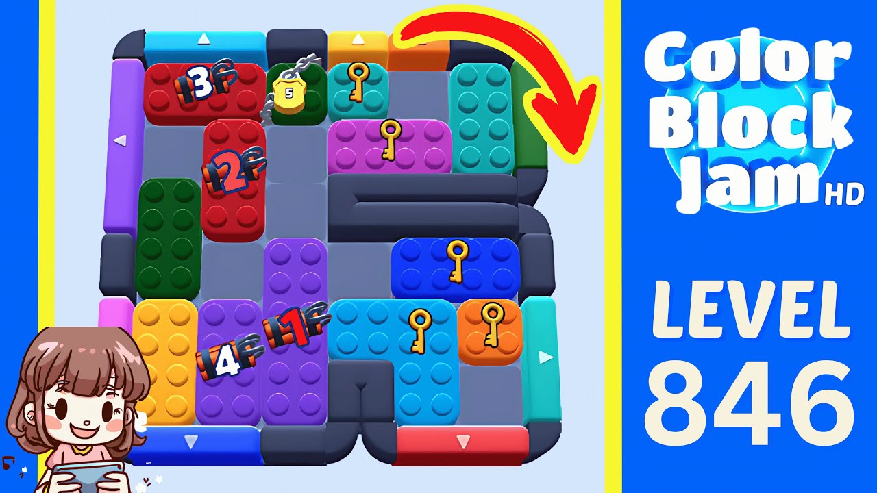 Color Block Jam Level 846 Solution Walkthrough - YouTube