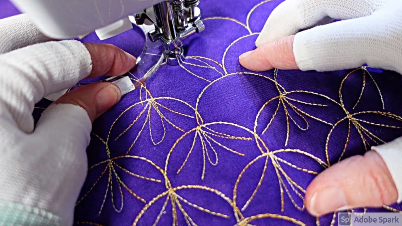 Quilten mit dem Lineal für Anfänger, ruler work - YouTube