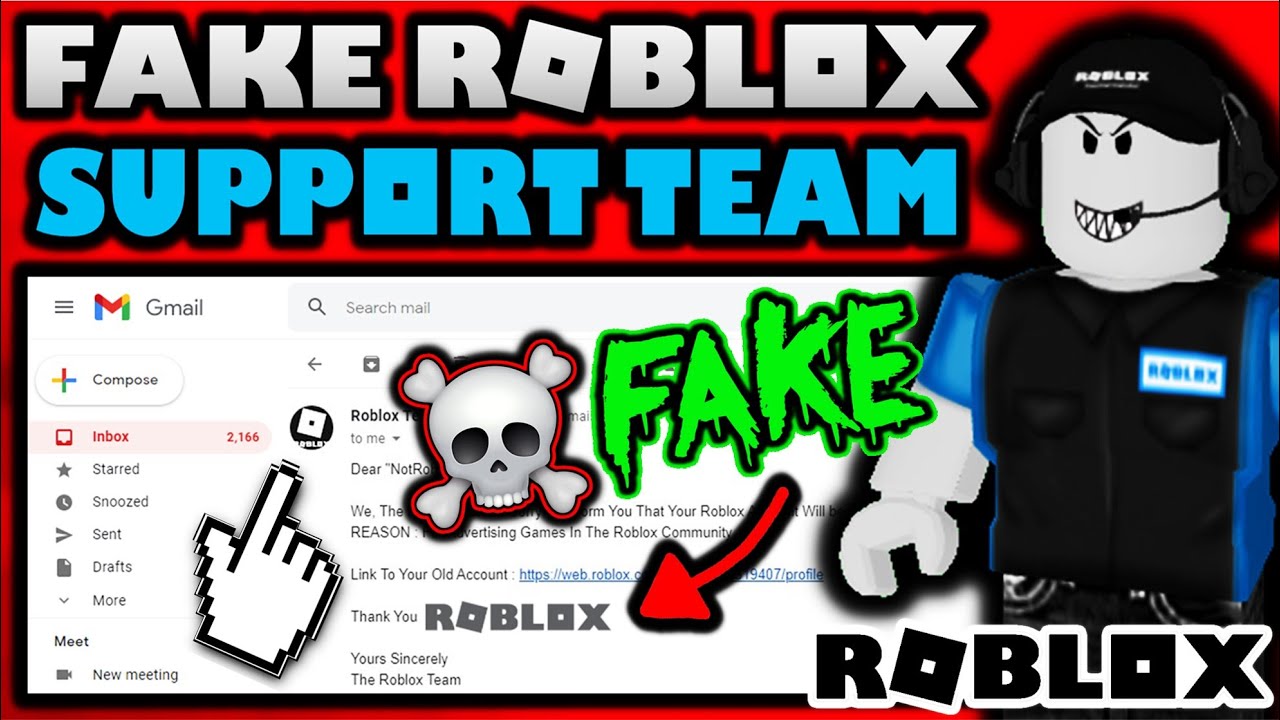 FAKE Roblox Support Emails Are A BIG PROBLEM! (PLEASE BE CAREFUL) 