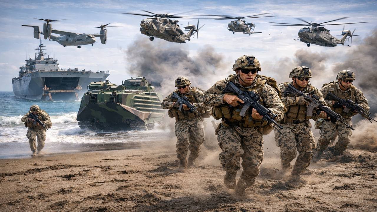 U.S. Navy & Marines Showcase Amphibious Powerfull