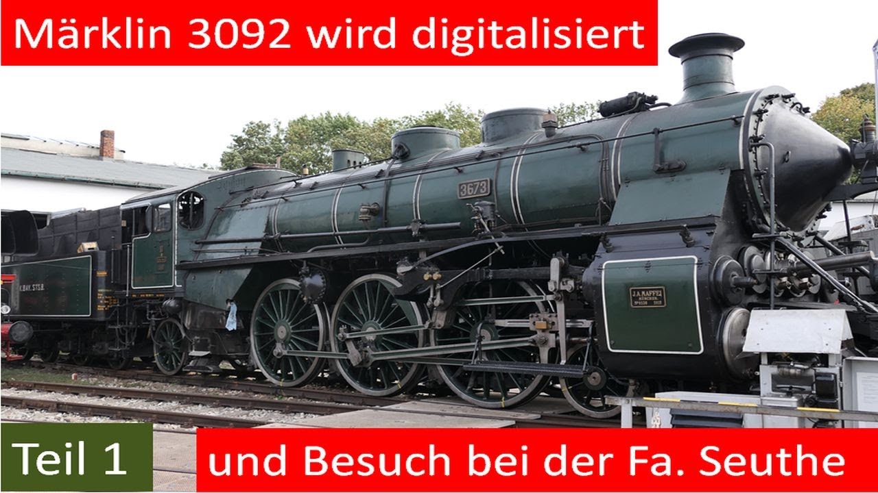 Analoge S3/6 von Märklin wird digital, bekommt Sound und Dampf