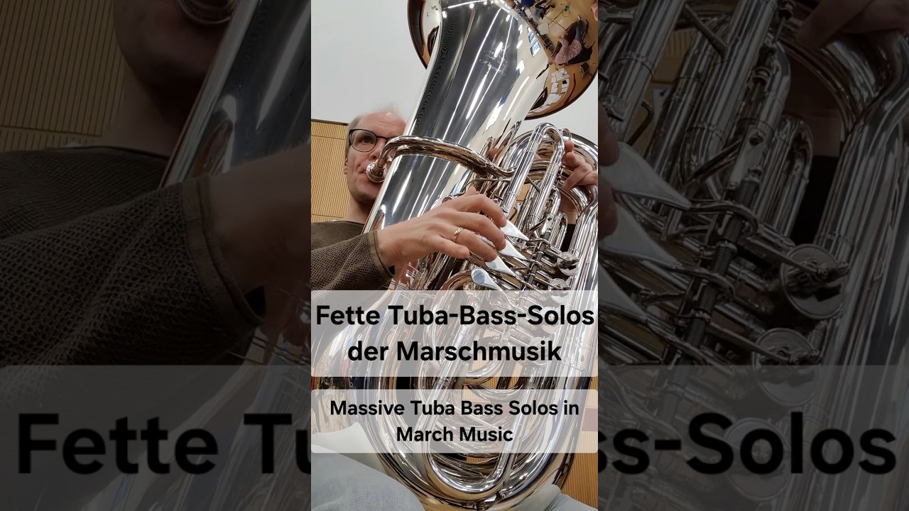 Fette Tuba-Bass-Solos der Marschmusik I Epic Tuba Bass Solos in Military marches I Militärmusik