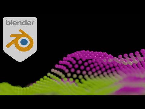 Make an audio visualizer in blender