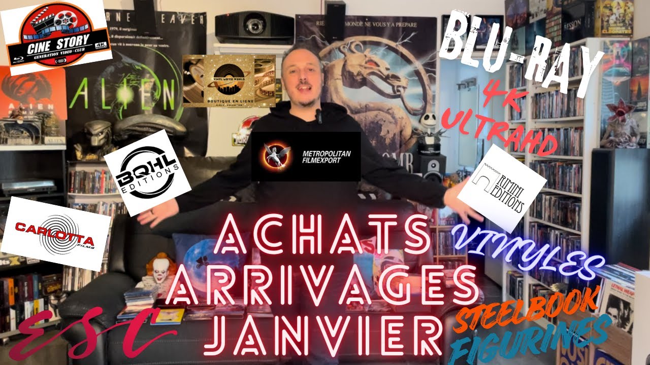 ACHATS/ARRIVAGES/ANNIVERSAIRE JANVIER 2026