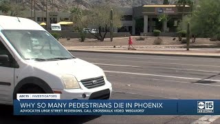 Why pedestrian crashes are so high in Phoenix and what can be done