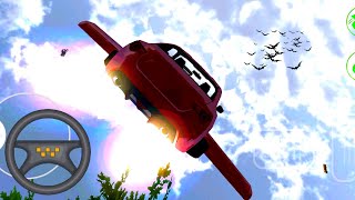 Flying Car Simulator Sportbull Destert Race Online Android Gameplay#4-Car Simulator Sportbull Game screenshot 2