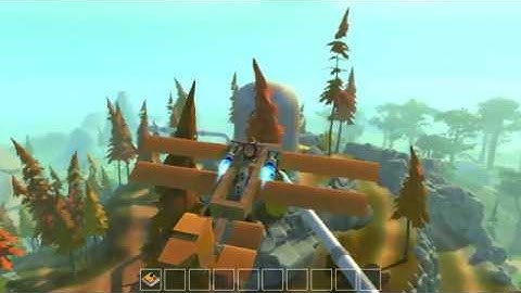 I Make a Functional Plane in Scrap Mechanic