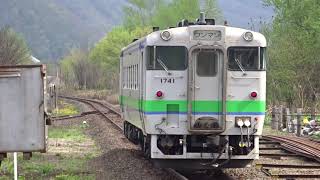 根室本線キハ40系　下金山駅発車